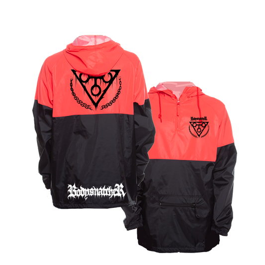 Two-Tone Reflective Anorak Windbreaker