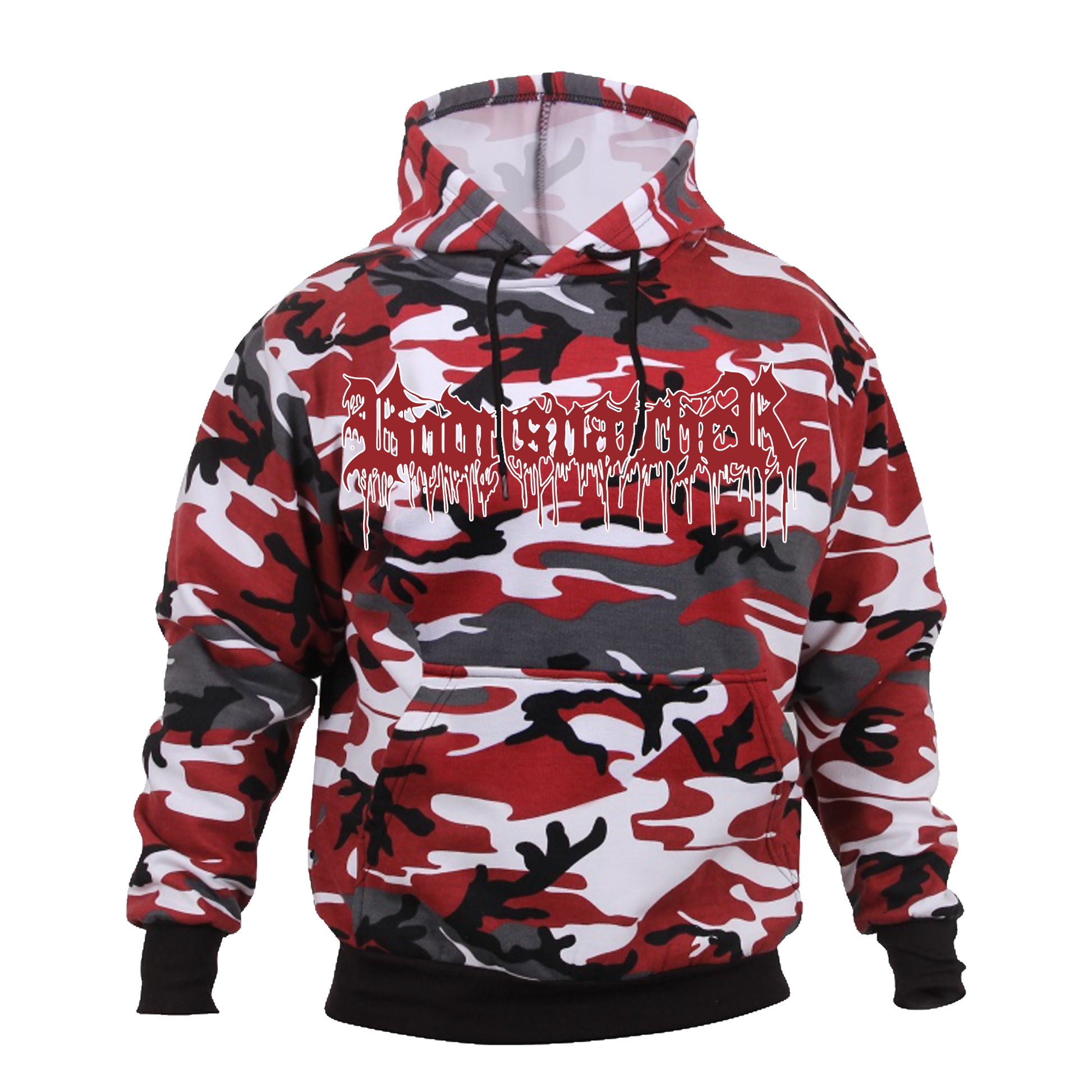Red 2025 camo sweatshirt